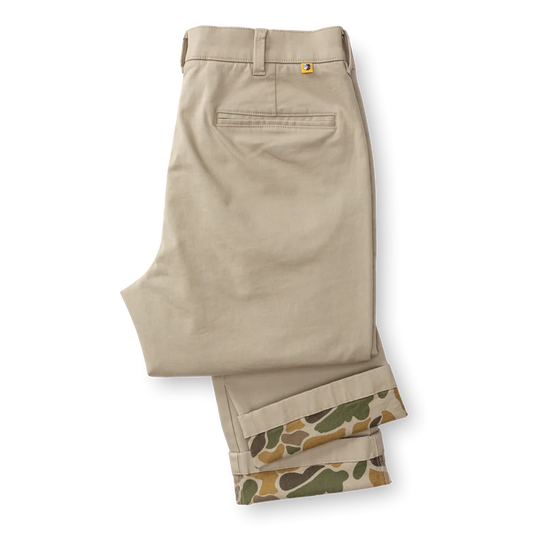 Duck Head Classic Fit Brushed Back Gold School Chino