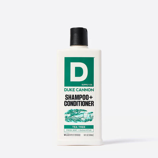 Duke Cannon Tea Tree Shampoo/Conditioner Fresh Mint + Eucalyptus