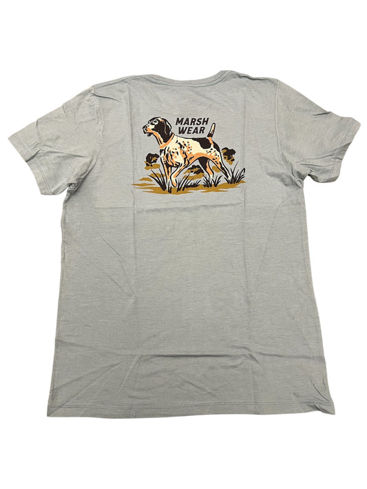 Marsh Wear Youth Heritage Pointer Tee - Agate Heather