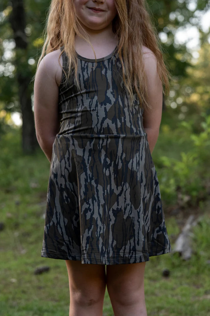 Girls Active Dress | Mossy Oak Bottomland Camo