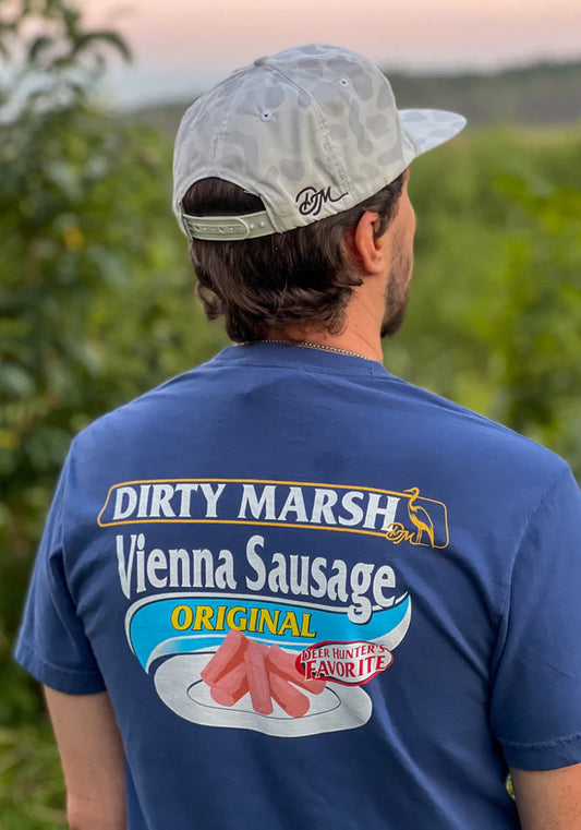 Dirty Marsh Dirty Sausage Tee| China Blue