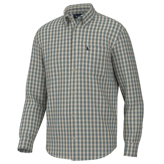 Local Boy Faulk Dress Shirt - Ocean/Beige/Rust