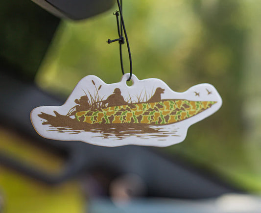 Scent South  Duck Boat - air freshener - Black Ice scent.