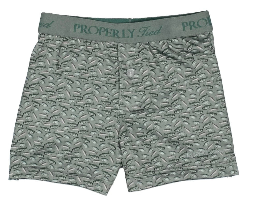 Properly Tied Boys Inlet Boxer - Fresh Catch