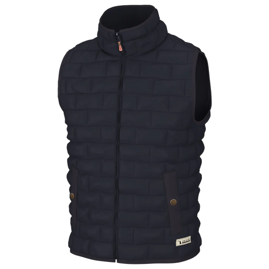 Local Boy Brick Quilted Vest - Navy