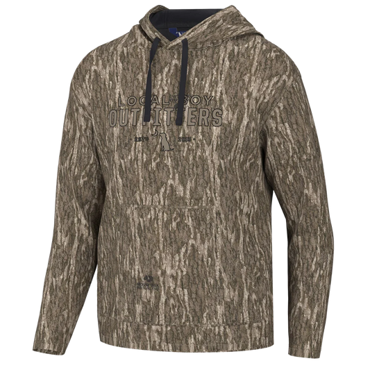 Local Boy Printed Poly Fleece Hoodie - Bottomland