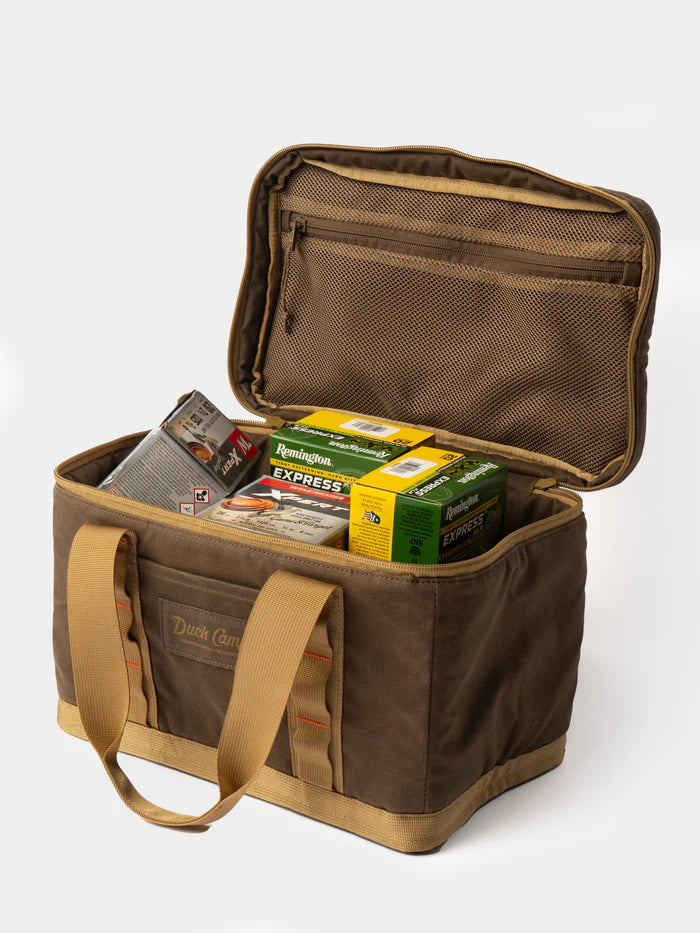 Duck Camp Large Canvas Ammo Tote Pin Oak/Wheat