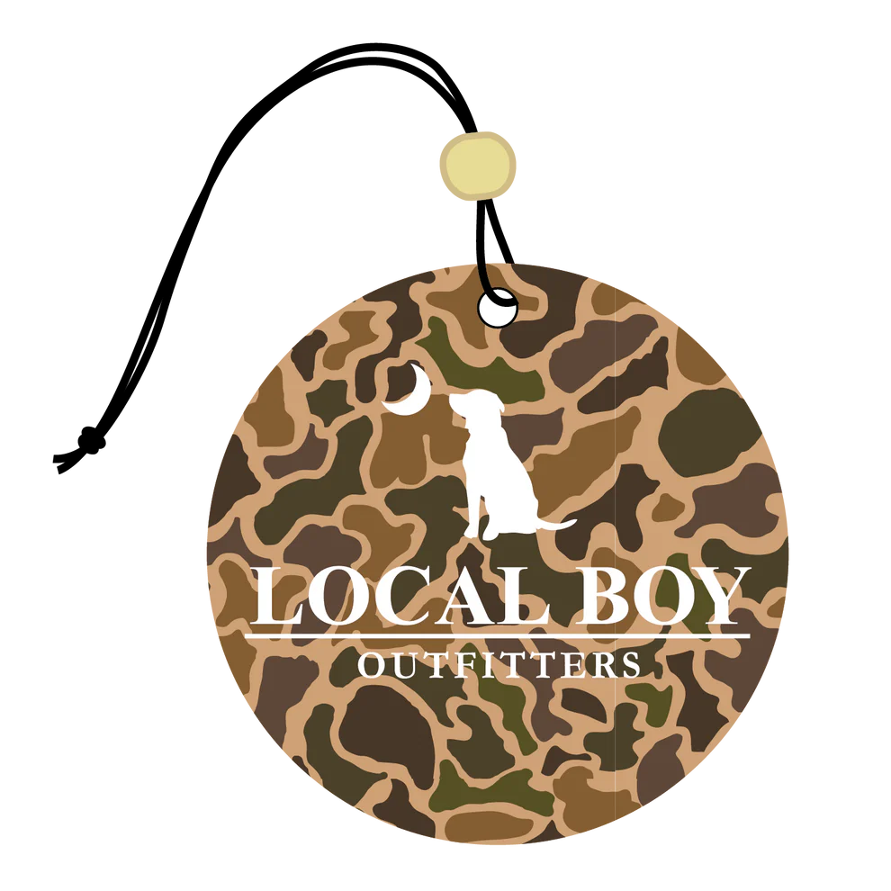 Local Boy Old School Camo Air Freshener