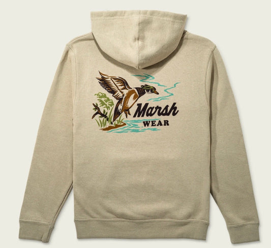 Marsh Wear Youth Heritage Duck Hoodie - Cement