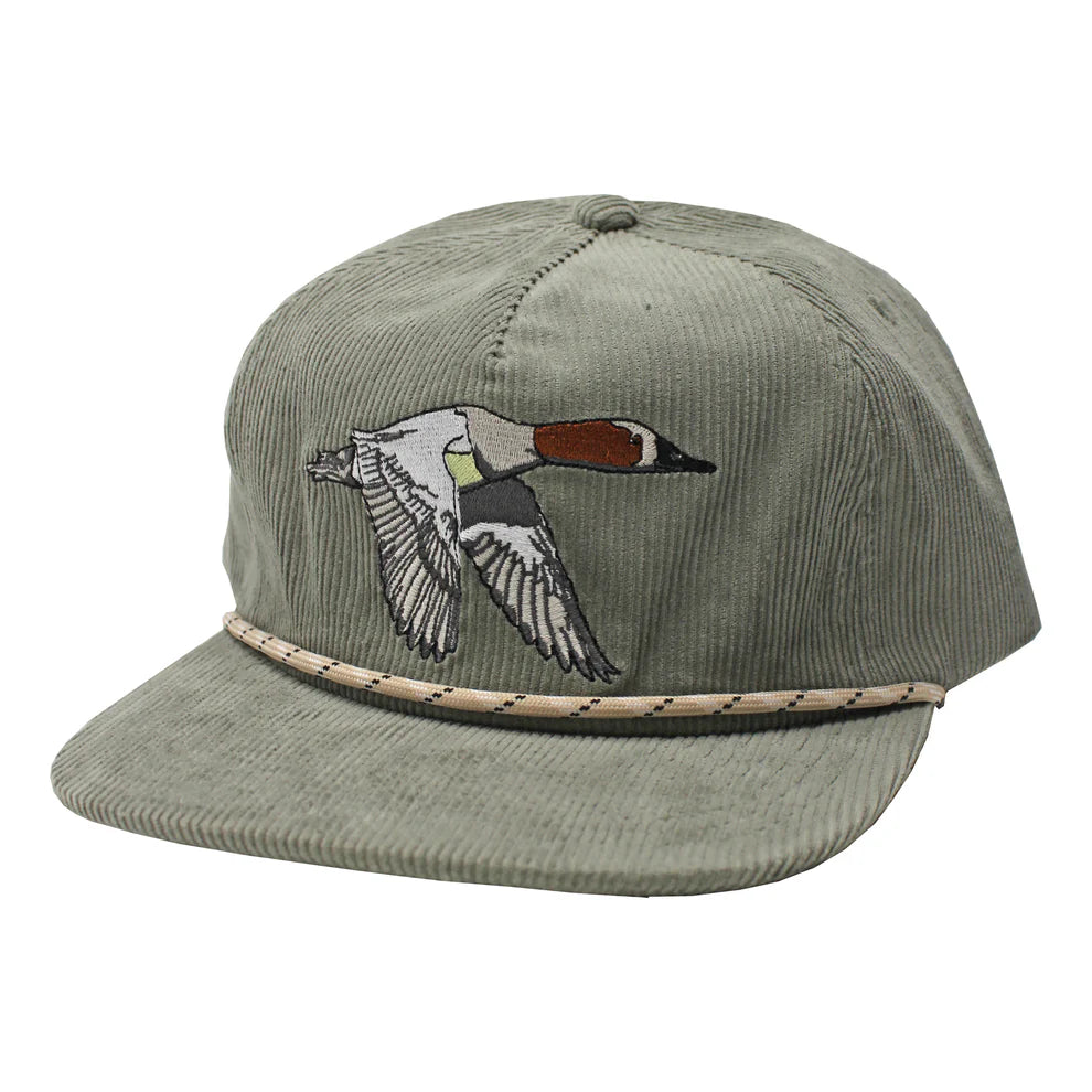 Local Boy Youth Canvas Back Corduroy Hat - Agave