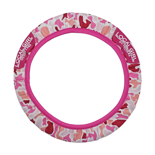 Local Girl Steering Wheel Cover - Pink Localflage