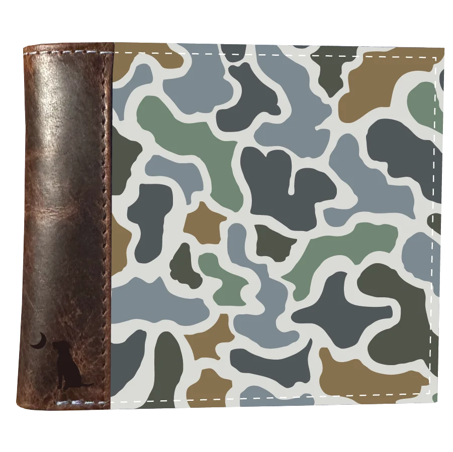 Local Boy Camo Bi-fold Wallet - Localflage Bluff