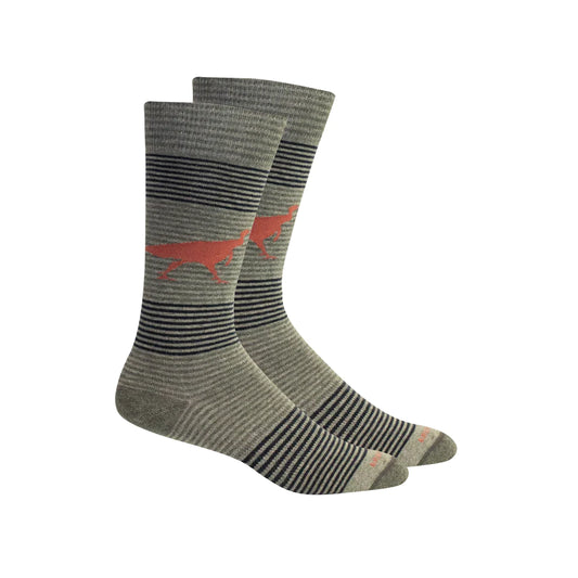 Brown Dog Socks Farm - Light grey Heather