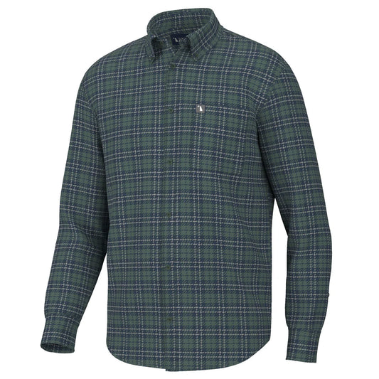 Local Boy Hilton Stretch Flannel - Sage/Navy/Gray