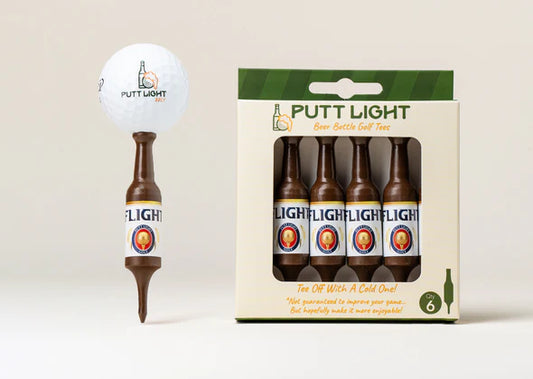 Putt Light Beer Bottle Golf Tees - Miller