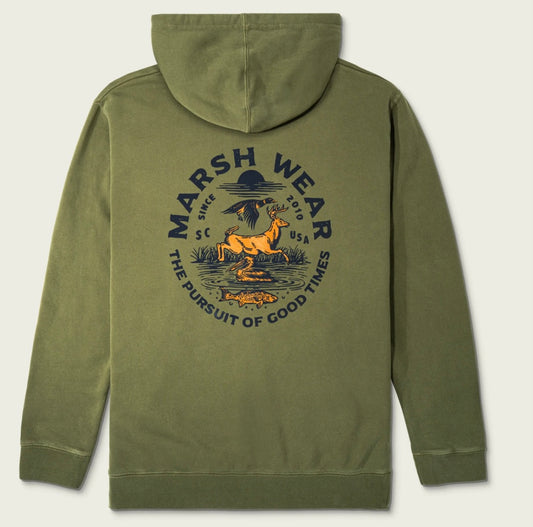 Marsh Wear Natural Resources Hoodie - Army