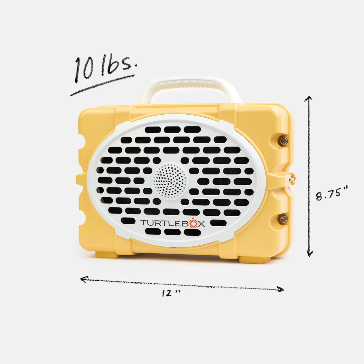 Turtlebox Gen 3 Waterproof Speaker - Fighting Lady Yellow