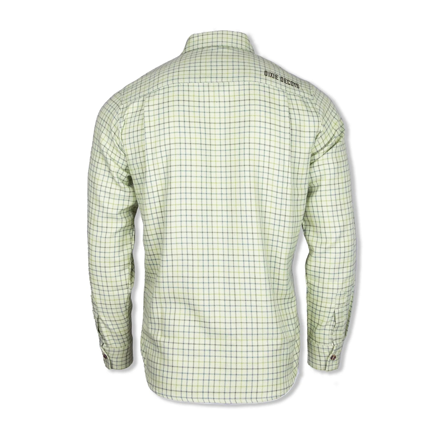 Dixie Decoys Timber Tattersall Sport Button Down - Green/Tan