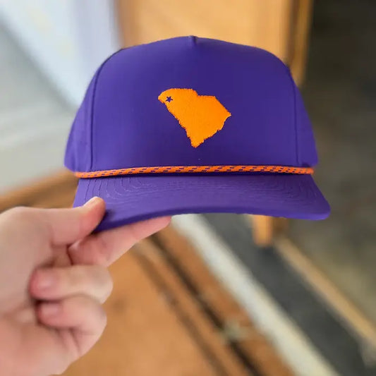 Embroidered Clemson, SC State Hat
