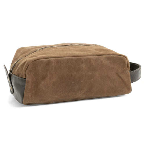 Heybo Waxed Dopp Kit - Brown