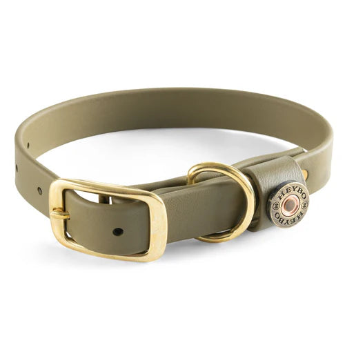 Heybo Biothane Dog Collar - Olive