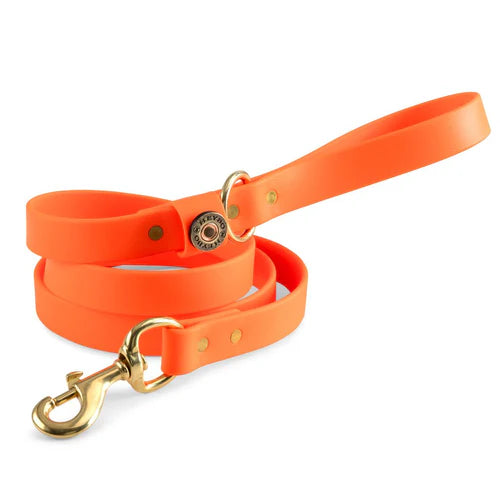 Heybo Biothane Dog Leash - Blaze Orange