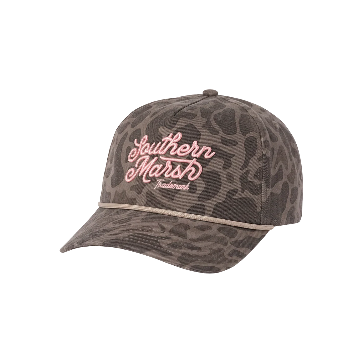 Southern Marsh Odessa Washed Rope Hat - Retro Camo