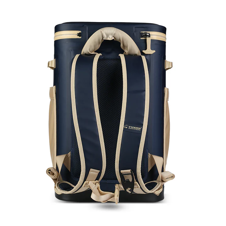 Yukon Hatchie Backpack Cooler - Navy/Tan