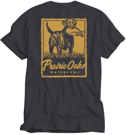Prairie Oaks Waterfowl Grey Vintage Duck Dog Tee
