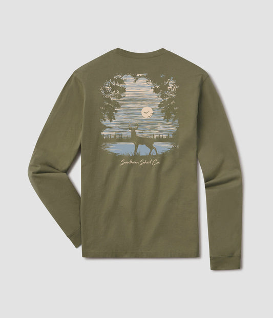 SSCO Hunters Haven Tee - Spanish Moss