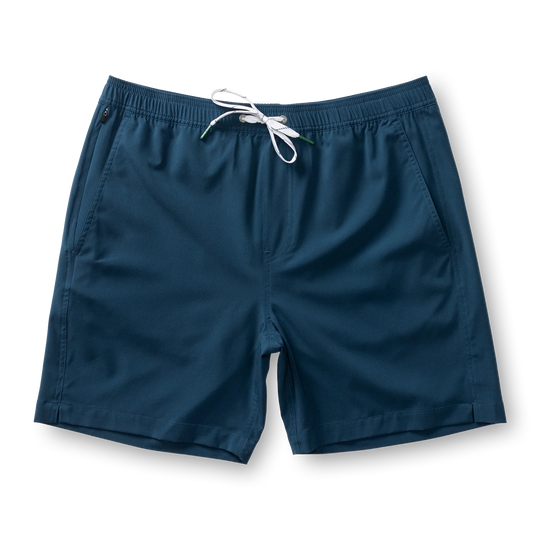 Duck Head 7” Rover Hybrid Performance Short - Mallard Blue