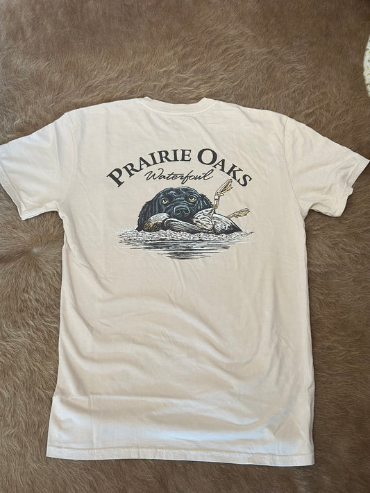 Prairie Oaks Waterfowl Retriever SS Shirt- Hummus