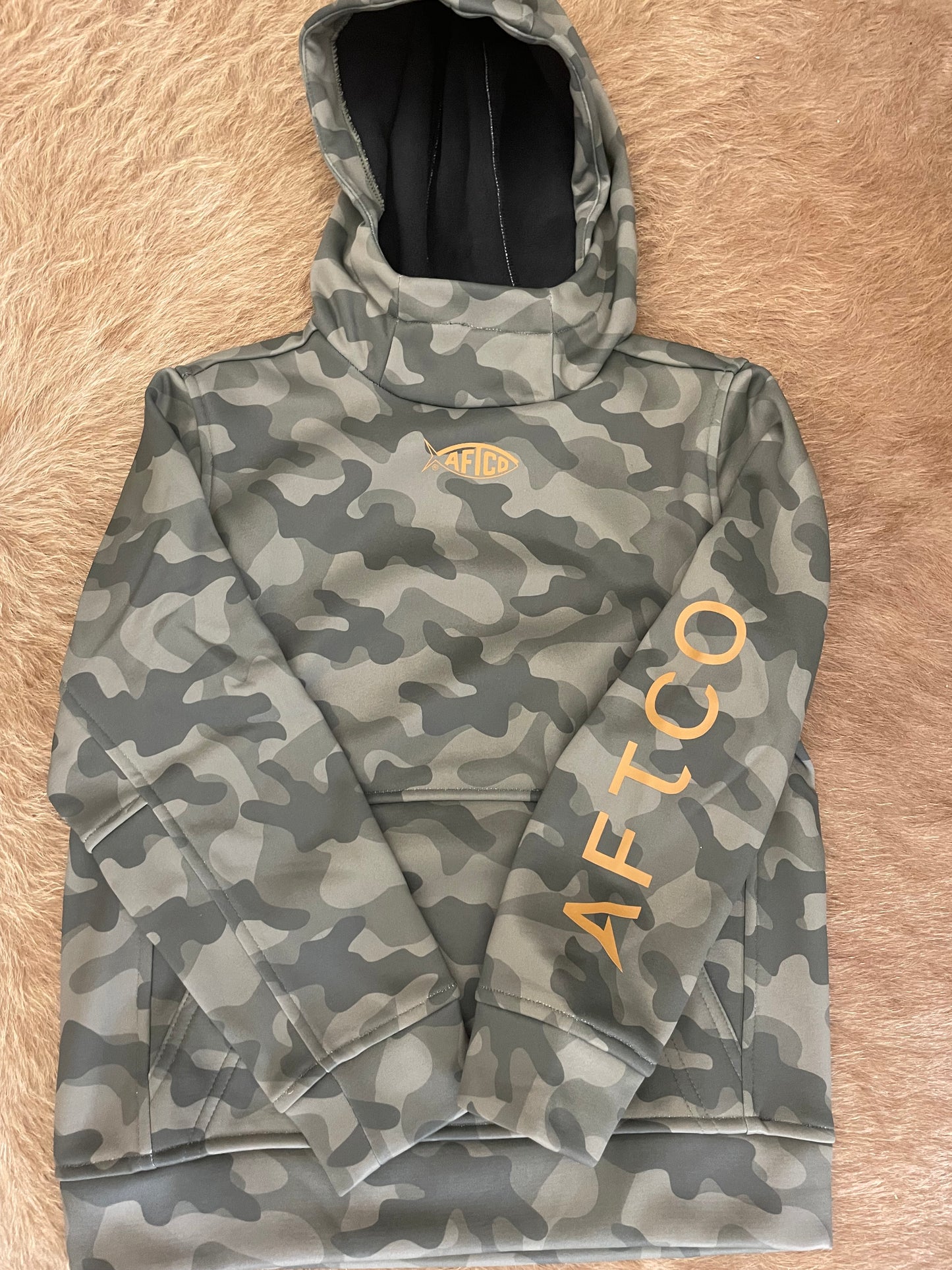 AFTCO Youth Shadow Tactical Hoodie- Green OG Camo