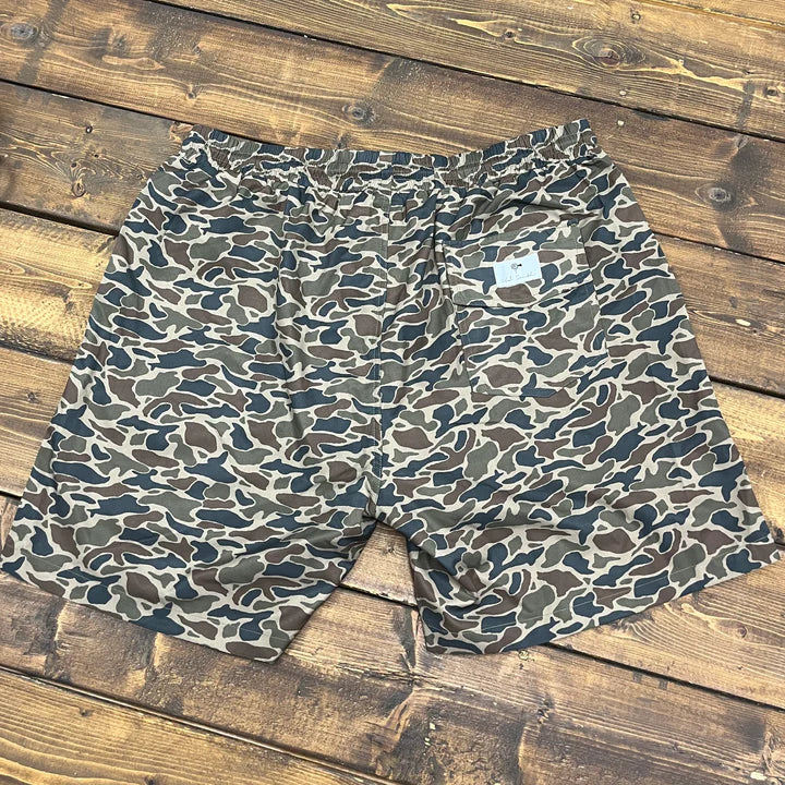 Old South Soft Mesh Swim Trunks - Thicket Camo