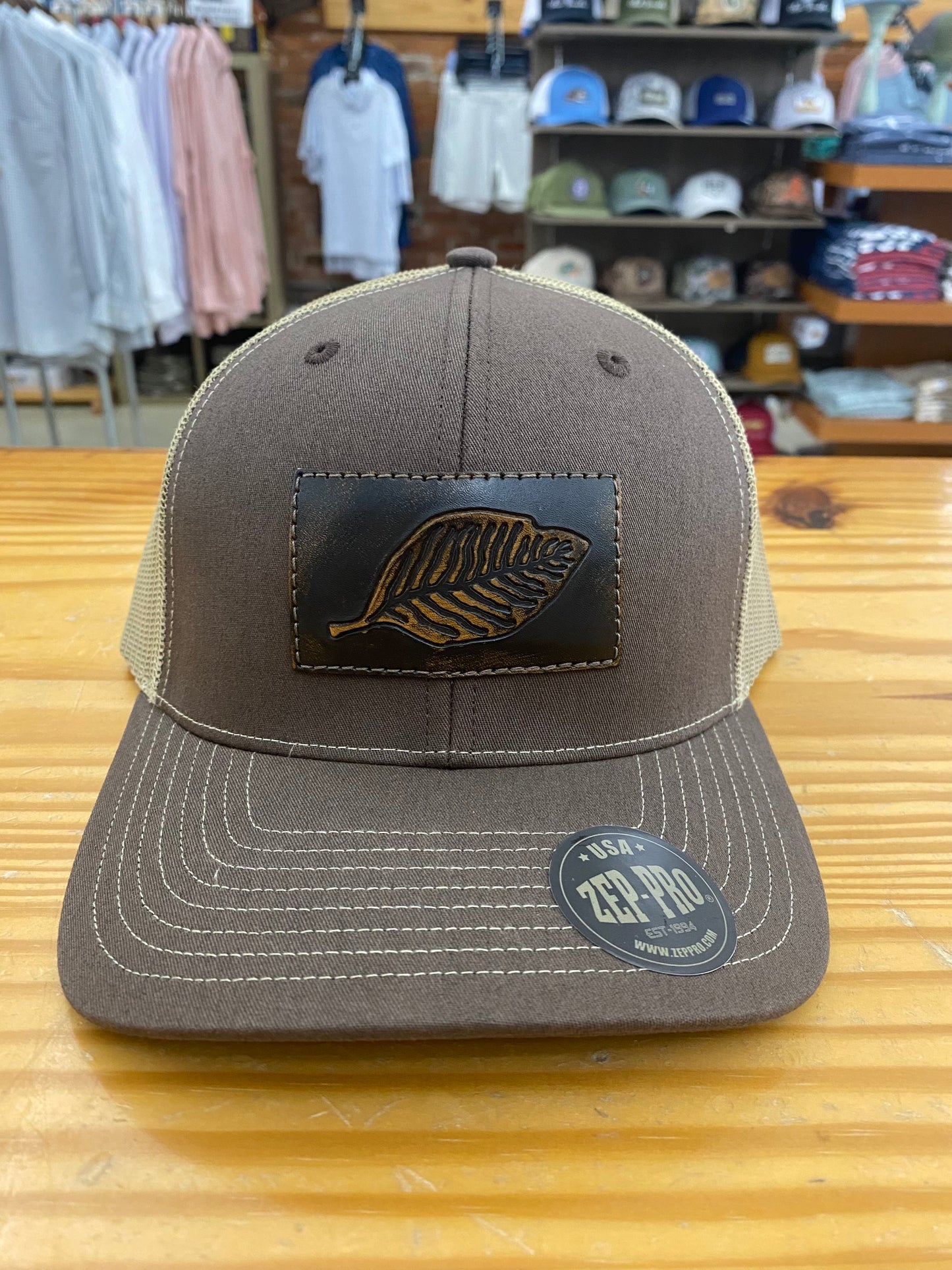 Zep-Pro Hat Brown/Khaki -Tobacco Leaf