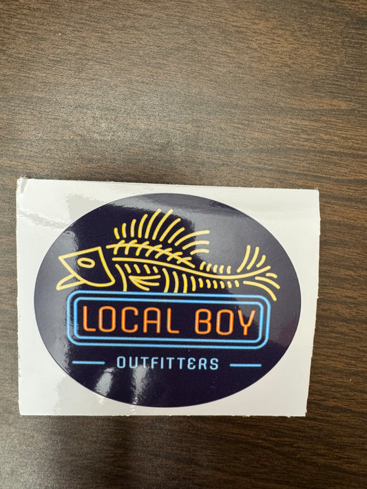 Local Boy Neon Fossil Decal