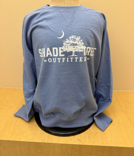 Perfect Soft Logo Crew Sweatshirt - Cool Blue