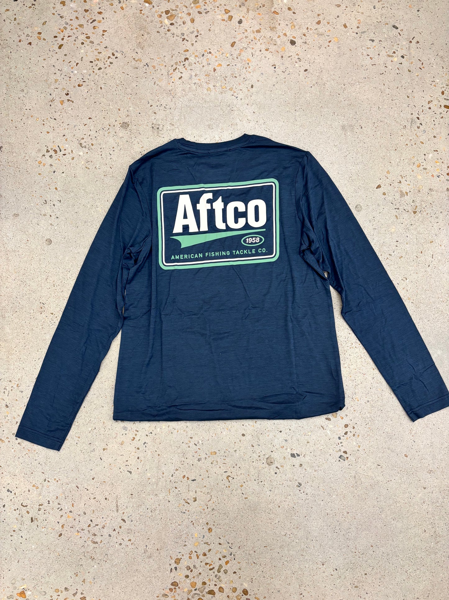 Aftco Fifty-Eight UVX Long Sleeve - Ink Heather