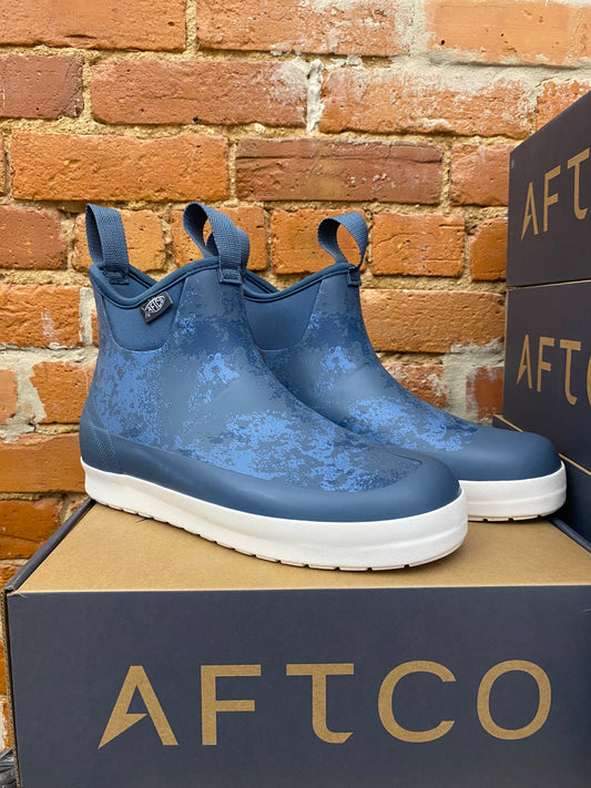 Aftco Deck Boots PRT - Blue Acid Camo