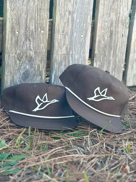 Combat Waterfowl  Goat Rope™ Roux Embroidered Rope Hat