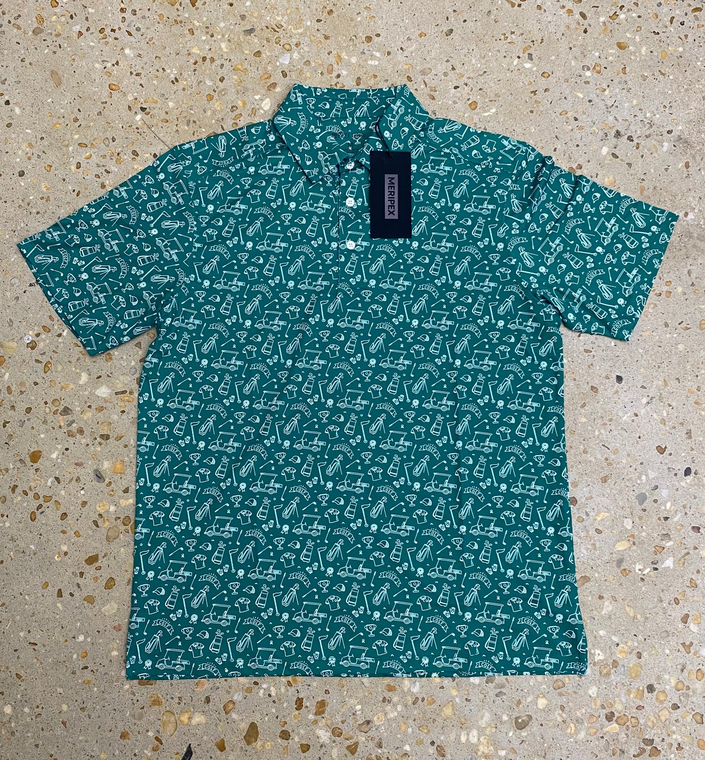 Meripex New Green Golf Polo