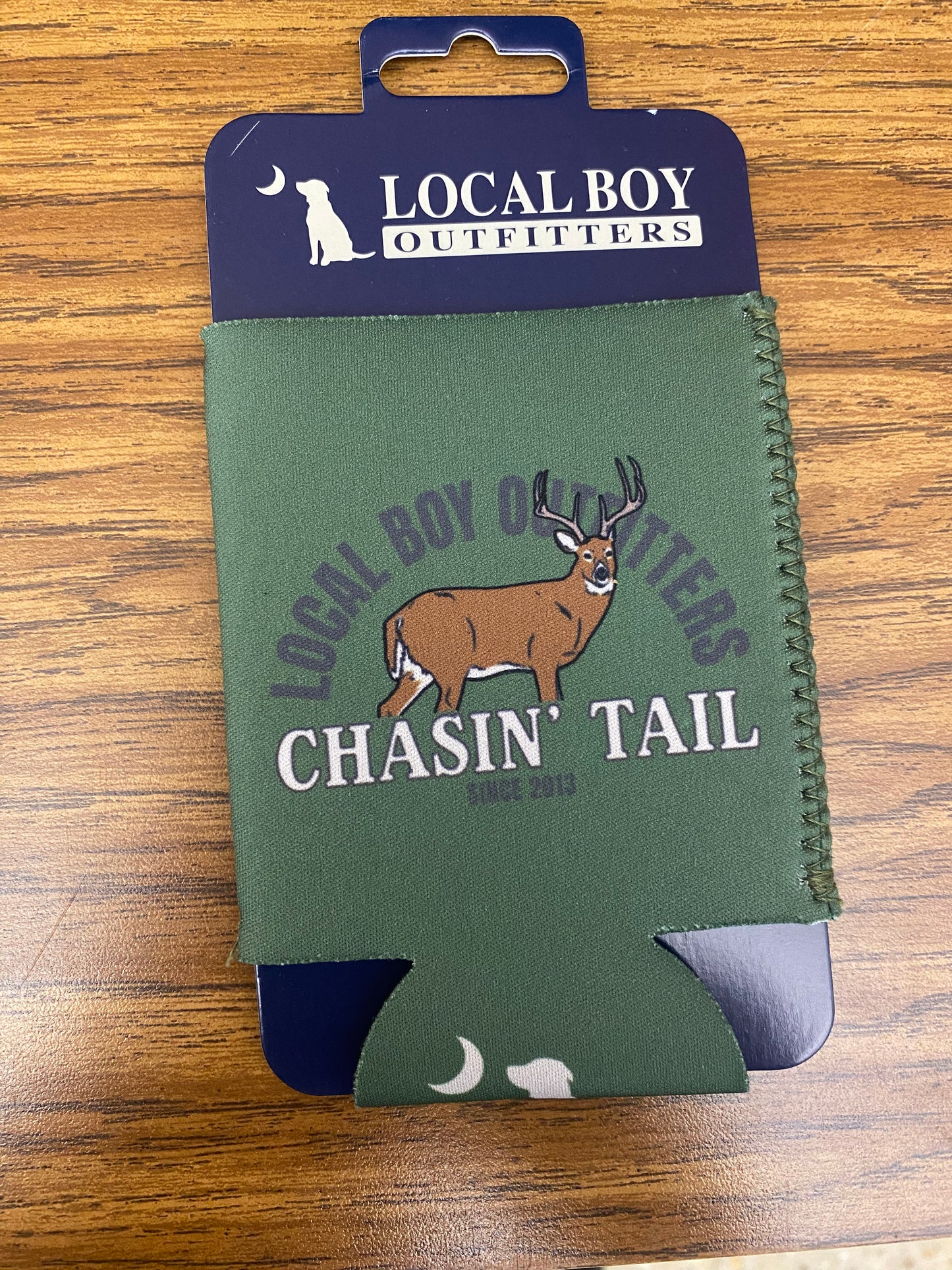 Local Boy Chasin' Tail Koozie