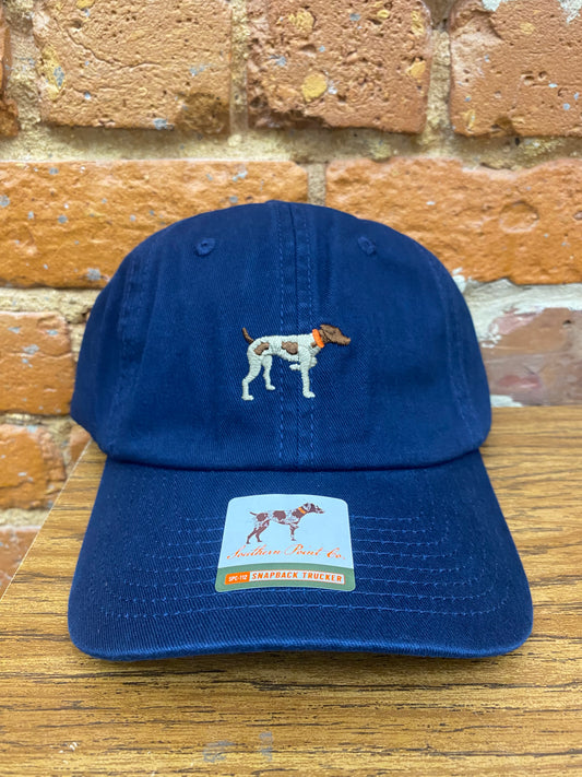 Southern Point Washed Chino Relaxed Hat - Navy