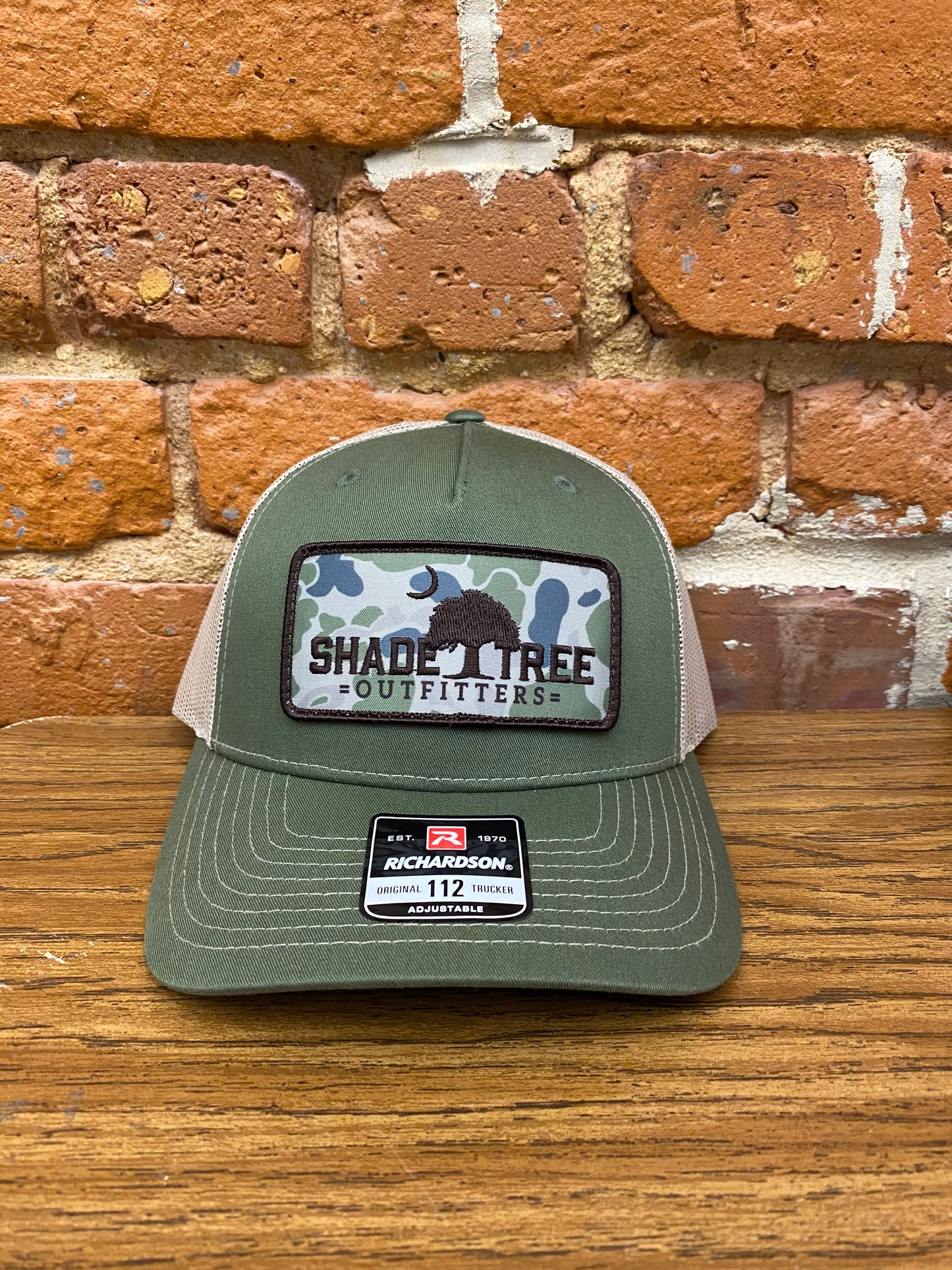 STO Richardson Camo Patch Hat - Army Olive/Tan