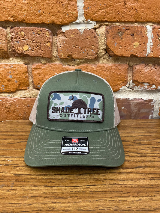 STO Richardson Camo Patch Hat - Army Olive/Tan