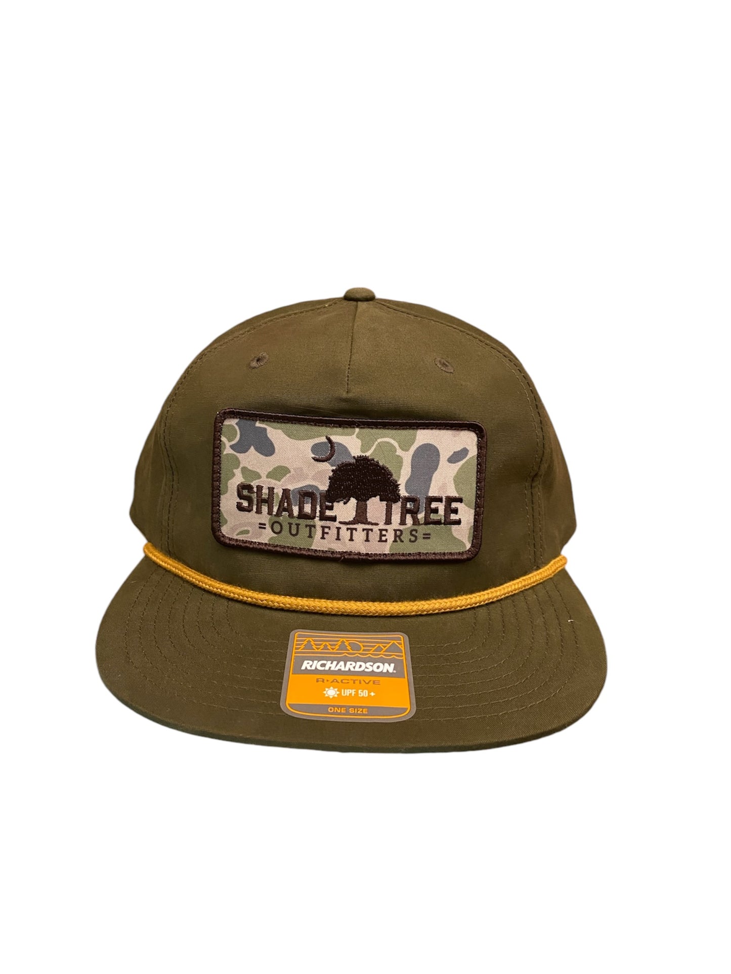 STO Richardson Camo Patch Rope Hat -Loden/ Gold Rope