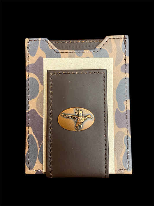 Zep-Pro Old School Camo Front Pocket Wallet - Mallard