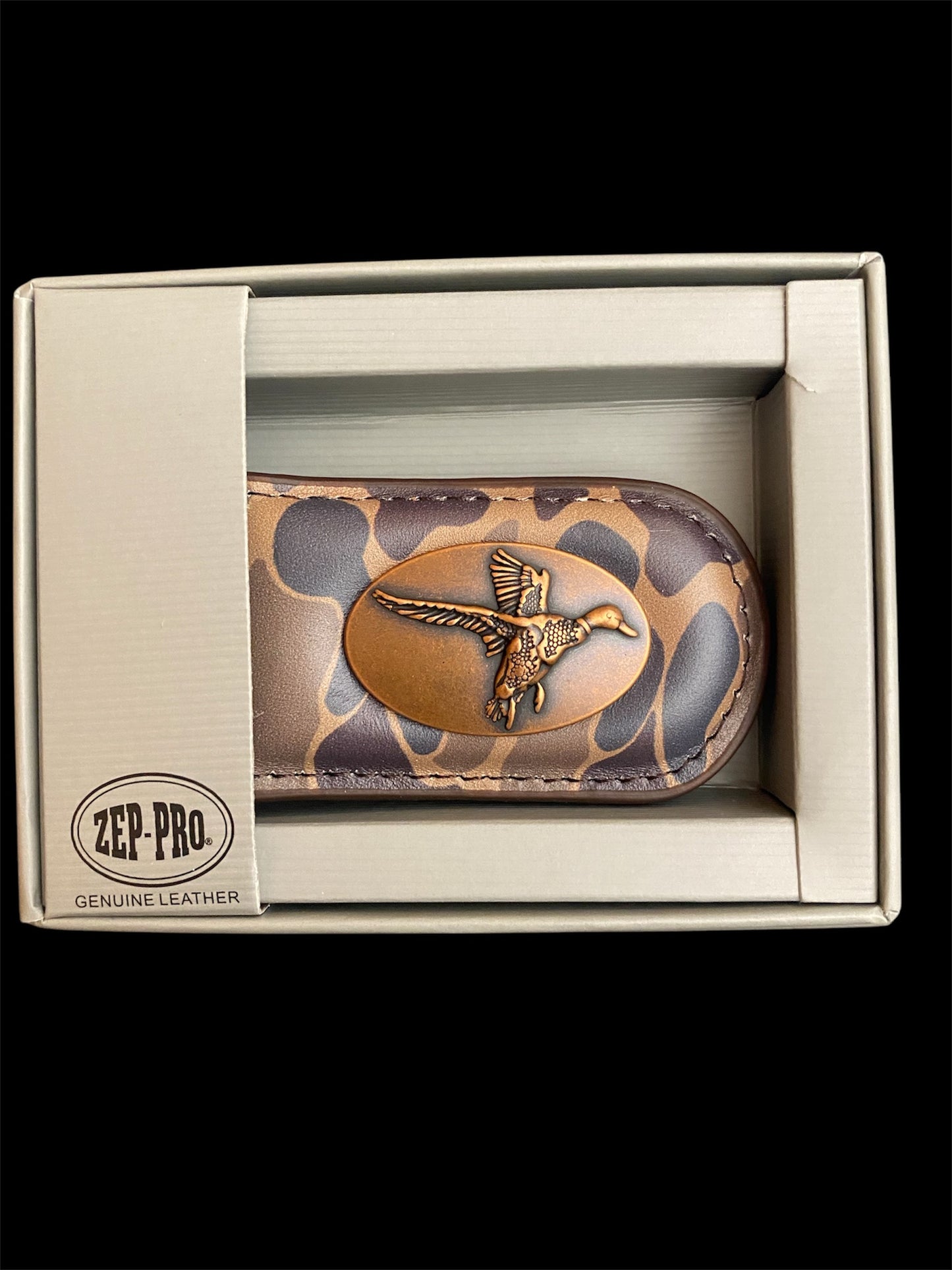 Zep-Pro Old School Camo Mag Clip Wallet - Mallard