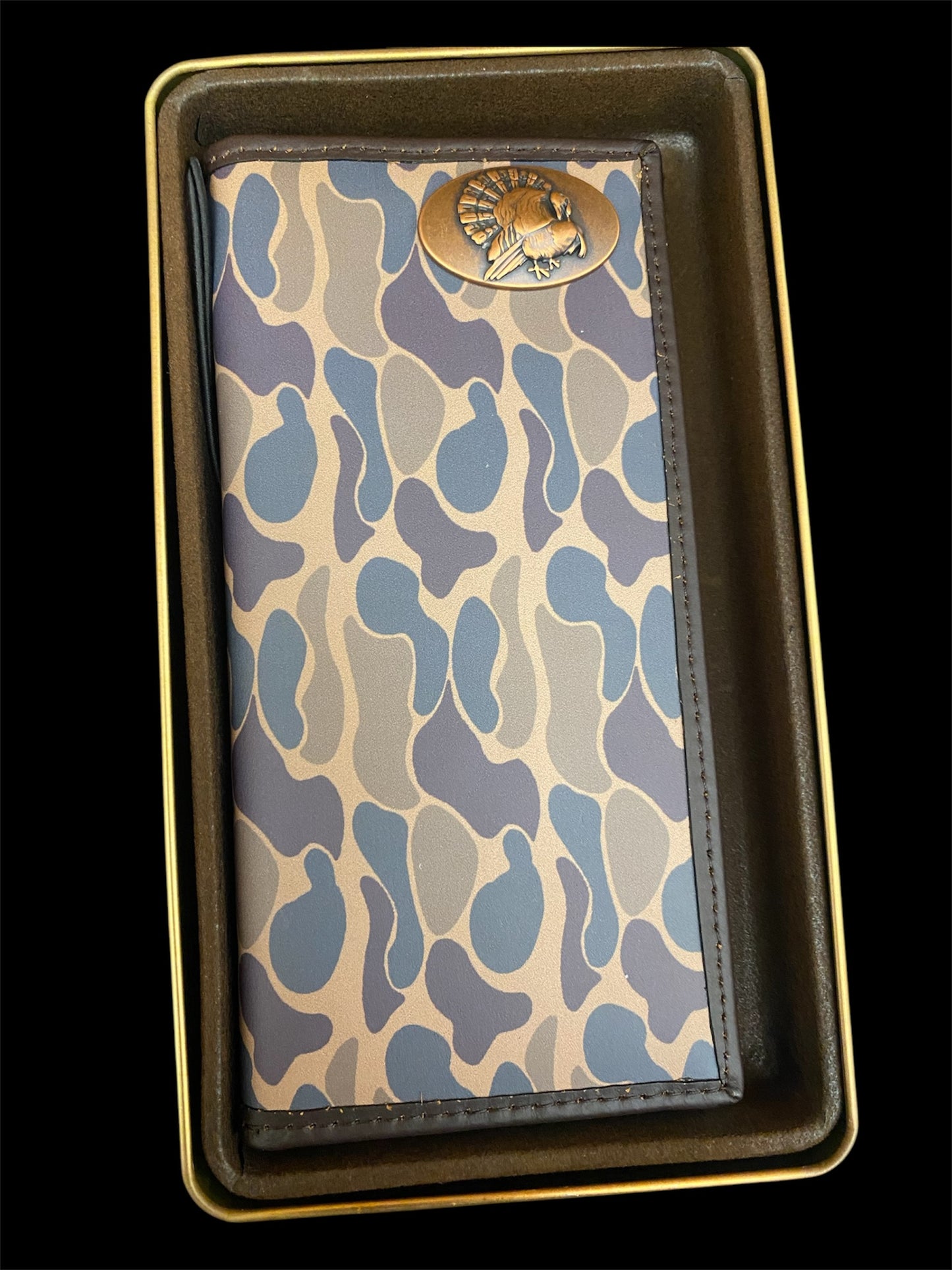 Zep-Pro Old School Camo Checkbook Wallet - Turkey