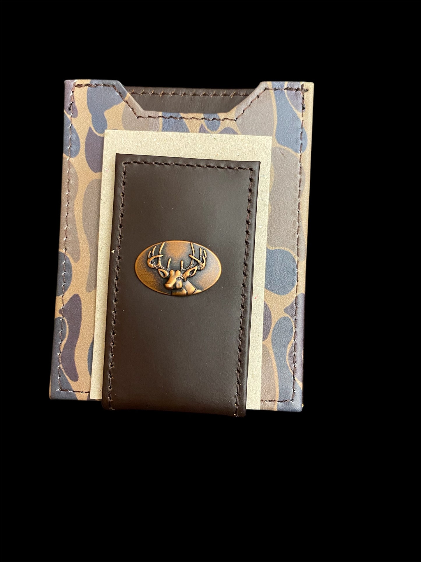 Zep-Pro Old School Camo Front Pocket wallet - Buck